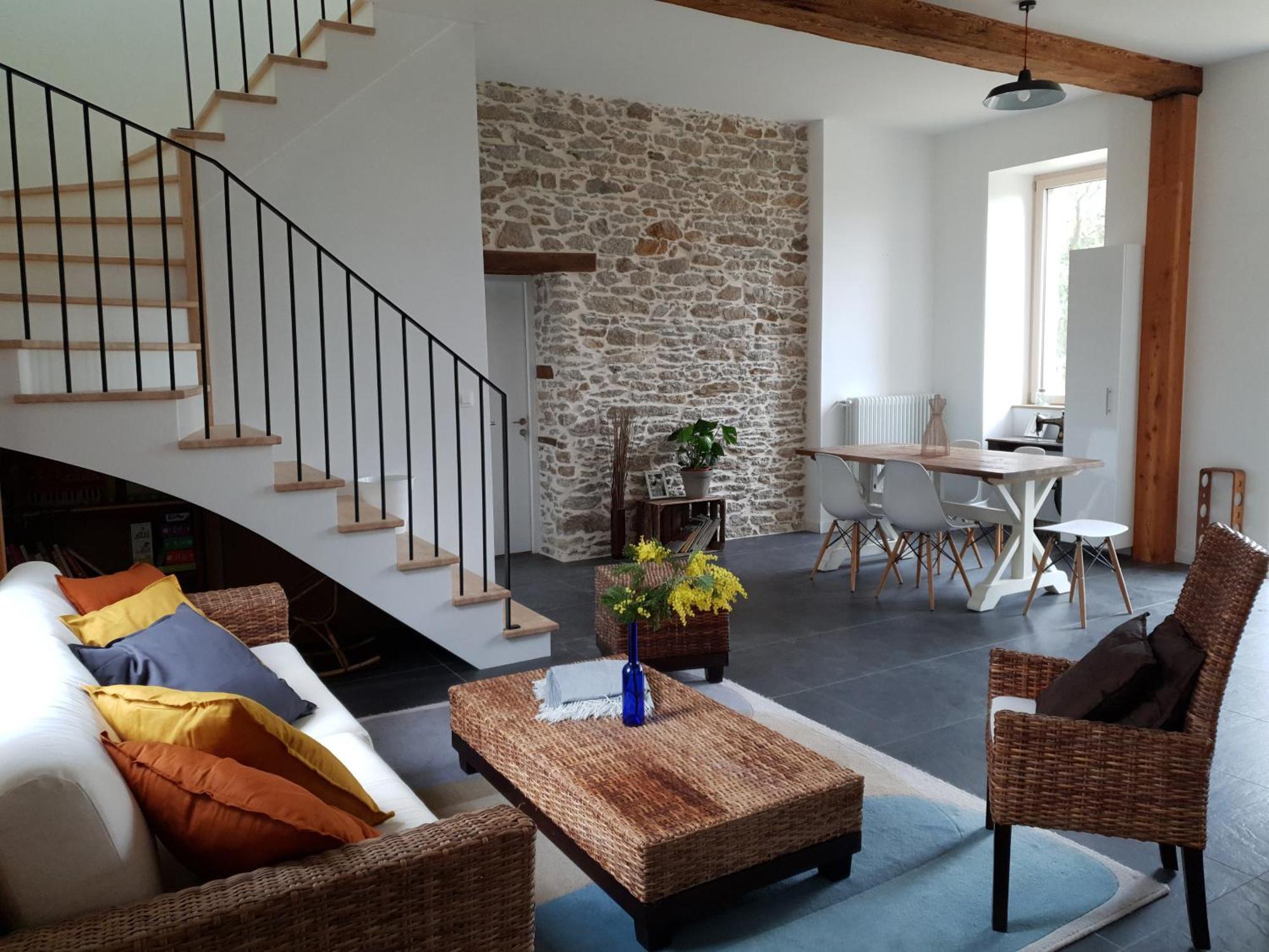 Superbe Maison De Campagne A Deux Pas De Nantes Treillieres Luaran gambar